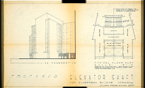 Harrelson elevator shaft schematic