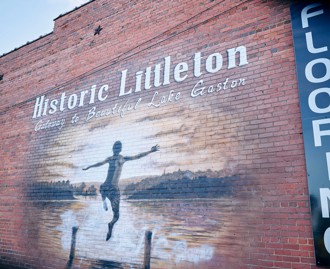 Mural historic Littleton